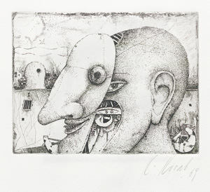 Lot 3406, Auction  122, Artmann, H. C. und Korab, Karl - Illustr., Fünf Wiener Lieder