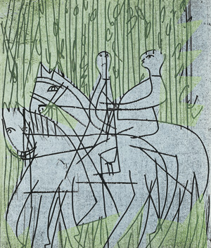 Lot 3456, Auction  122, Grieshaber, HAP, Osterritt