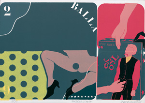 Lot 3563, Auction  122, Vennekamp, Johannes und Rixdorfer Drucke, Pin-up Farbakte in Holzschnittmanier