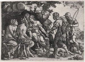 Lot 5168, Auction  122, Pencz, Georg, Thetis und Chiron