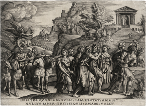 Lot 5169, Auction  122, Pencz, Georg, Der Triumph der Liebe; Der Triumph des Ruhmes