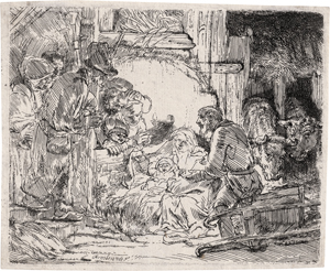 Lot 5176, Auction  122, Rembrandt Harmensz. van Rijn, Die Anbetung der Hirten mit der Lampe