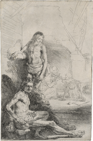 Lot 5191, Auction  122, Rembrandt Harmensz. van Rijn, Zwei männliche Akte