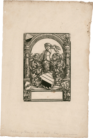 Lot 5209, Auction  122, Schön, Erhard, Das Wappen der Familie Pömer