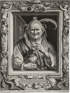 Lot 5236, Auction  122, Voet II, Alexander, Der alte Narr und seine Katze - "Fatuo ridemur in uno". 