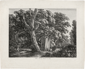 Lot 5305, Auction  122, Kolbe, Carl Wilhelm, Die Waldhütte