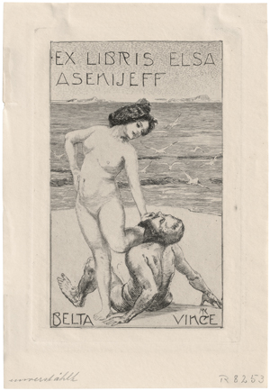 Lot 5484, Auction  122, Klinger, Max, Sieben Blatt Ex Libris