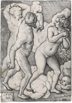 Lot 5516, Auction  122, Beham, Hans Sebald, Die Vertreibung aus dem Paradies