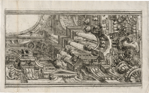 Lot 5533, Auction  122, Buffagnotti, Carlo Antonio, Szenographische Säulenarchitektur in sotto sù