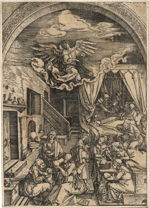 Lot 5559, Auction  122, Dürer, Albrecht, Die Geburt Mariens