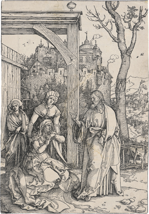 Lot 5560, Auction  122, Dürer, Albrecht, Christi Abschied von seiner Mutter