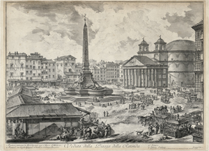 Lot 5658, Auction  122, Piranesi, Giovanni Battista, Veduta della Piazza della Rotonda