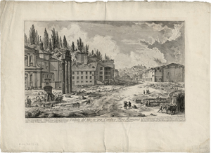 Lot 5659, Auction  122, Piranesi, Giovanni Battista, Veduta del Sito, ov'era l'antico Foro Romano