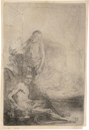 Lot 5678, Auction  122, Rembrandt Harmensz. van Rijn, Zwei männliche Akte ("Het Rolwagentje")