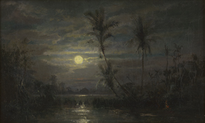 Lot 6149, Auction  122, Koerner, Ernst Carl Eugen, Nillandschaft im Mondschein