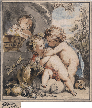 Lot 6675, Auction  122, Wit, Jacob de, Frühling und Sommer; Herbst und Winter