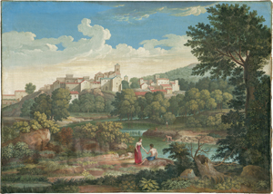 Lot 6706, Auction  122, Deutsch, um 1800. Südliche Ideallandschaft
