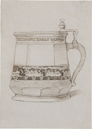 Lot 6710, Auction  122, Schwind, Moritz von, Entwürfe für Trinkgefäße
