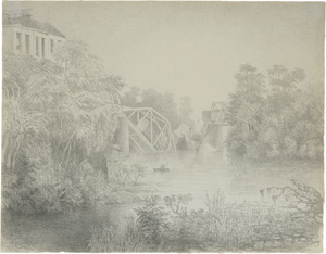 Lot 7247, Auction  122, Kreidt, Fritz, Abgestürzte Eisenbahnbrücke