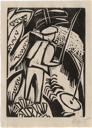 Lot 8038, Auction  122, Schmidt-Rottluff, Karl, Der Angler