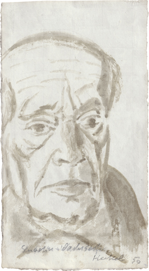 Lot 8123, Auction  122, Heckel, Erich, Selbstportrait