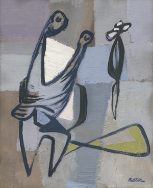 Lot 8134, Auction  122, Adler, Jankel, Grey composition (Graue Komposition)