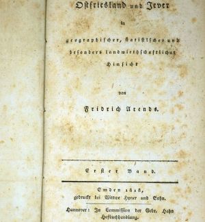Lot 194, Auction  123, Arends, Friedrich, Ostfriesland und Jever