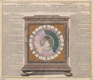 Lot 423, Auction  123, Homann, Johann Baptist, Zacharias Landtecks Schlag-Uhr