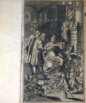 Lot 469, Auction  123, Rudolphi, J. A., Neu-vermehrte Heraldica curiosa......der Wappen-Geschicht Ursprung, Wachsthum, Gebrauch, Rechts-Lehr ... in sich enthält; samt deren umständlichen Beschreibung....deren anderer Theil aber begreifft in sich ein special-kurtz-verfasstes Wappen-Buch, in welc