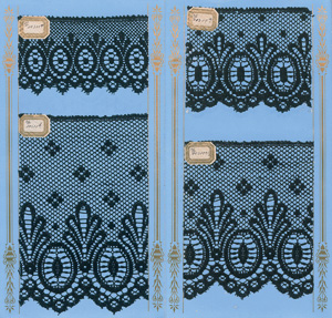 Lot 509, Auction  123, Brüsseler Spitzen, Spitzen-, Pailletten- und Borten