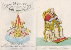 Lot 510, Auction  123, Costumi religiosi e militari, della corte Pontificia