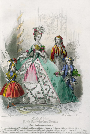 Lot 518, Auction  123, Petit courrier des dames, Modes de Paris