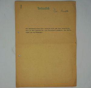 Lot 612, Auction  123, Urteil gegen B. Antoniak, Abschrift in der Strafsache gegen B. Antoniak