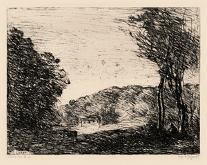 Lot 2741, Auction  123, Henriet, Frédéric, Le Paysagiste aux champs