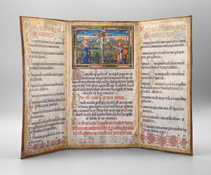 Lot 2950, Auction  123, Reisealtar, Taschenklappaltar für den reisenden Geistlichen zur mobilen Feier des Heiligen Abendmahls 