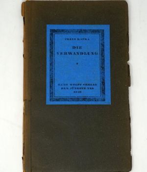 Lot 3318, Auction  123, Kafka, Franz, Die Verwandlung (2. Ausgabe 1917)