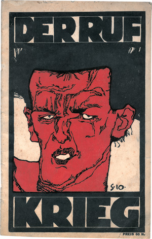 Lot 3657, Auction  123, Ruf, Der und Schiele, Egon - Illustr., Herausgegeben vom Akademischen Verband für Literatur