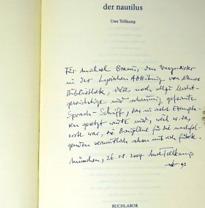 Lot 3694, Auction  123, Tellkamp, Uwe, Der Nautilus