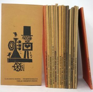 Lot 3751, Auction  123, Eremiten-Presse, Konvolut von 16 nummer. Werken (in gleichem Format) mit Originalgraphik 