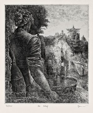 Lot 3791, Auction  123, Trakl, Georg und Sommerauer, Hubert - Illustr., Die Nacht