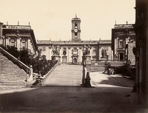 Lot 4010, Auction  123, Anderson, James, Views of the Palazzo Senatorio on the Capitoline Hill, Piazza del Populo, the Spanish Steps with Santissima Trinità dei Monti, Fontana di Trevi, Basilica San Giovanni in Laterano