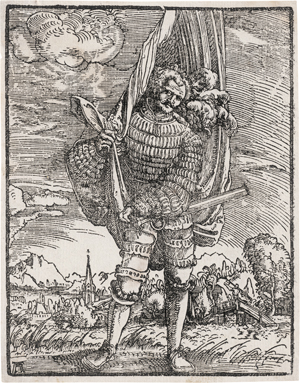 Lot 5006, Auction  123, Altdorfer, Albrecht, Der Fahnenträger in der Landschaft