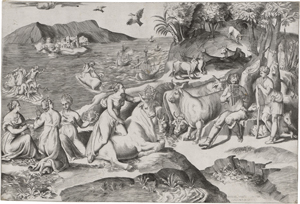 Lot 5023, Auction  123, Bonasone, Giulio, Der Raub der Europa