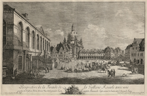 Lot 5179, Auction  123, Bellotto, Bernardo, Perspective de la Facade de la Gallerie Roiale