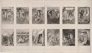 Lot 5189, Auction  123, Chodowiecki, Daniel Nikolaus, Aus der Geschichte des Mittelalters