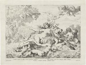 Lot 5193, Auction  123, David, Giovanni, Der Raub der Europa