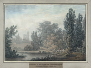 Lot 5217, Auction  123, Haldenwang, Christian, Wallwitzberg, zu den Anlagen vom Georgengarten gehörig