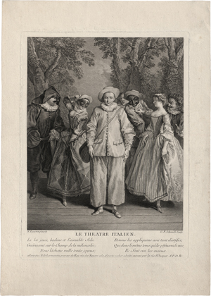 Lot 5268, Auction  123, Schmidt, Georg Friedrich, Le théâtre italien