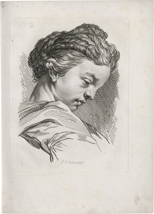 Lot 5269, Auction  123, Schmutzer, Jakob Matthias, Studienköpfe