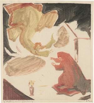 Lot 5548, Auction  123, Brömse, August, "Die Verkündigung"